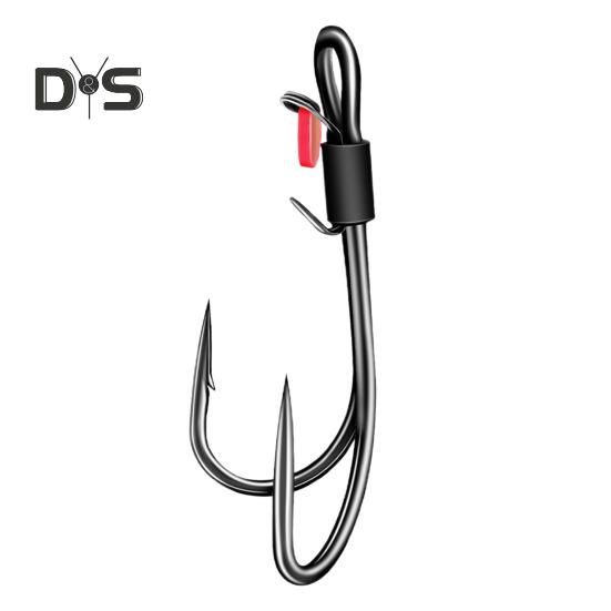 5/10 ks Dvojitý rybářský háček Heavy Duty Živé krevety Držák návnady Háček Ostnatý háček Sladkovodní Mořský rybářský háček Příslušenství k rybolovu