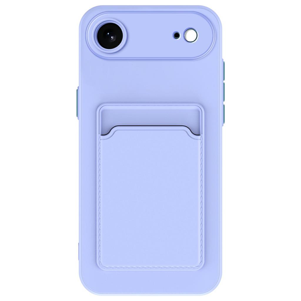 For iPhone 17 Air Case Flexible TPU Phone Cover with Back Card Slot