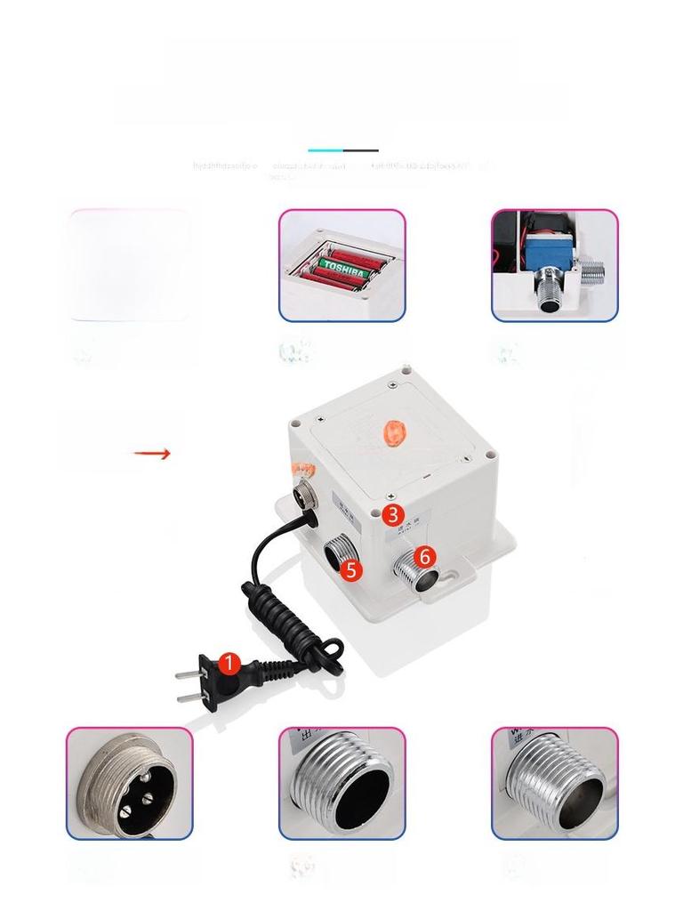 Smart Automatic Infrared Dual-Temperature Faucet for Hands-Free Washing