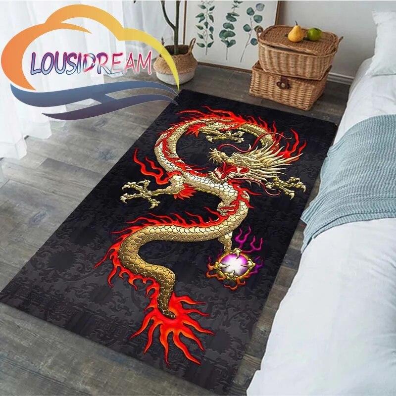 Różne wzory dywany z motywem smoka Moda 3D Salon Łóżko Duży obszar miękki Dywan Dom Dziecięcy mata podłogowa Dekoracja