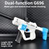 High Speed Electric Continuous Fire Toy Gun Black Technology Water Blaster Summer Toy for Boys Beach and Pool Fun