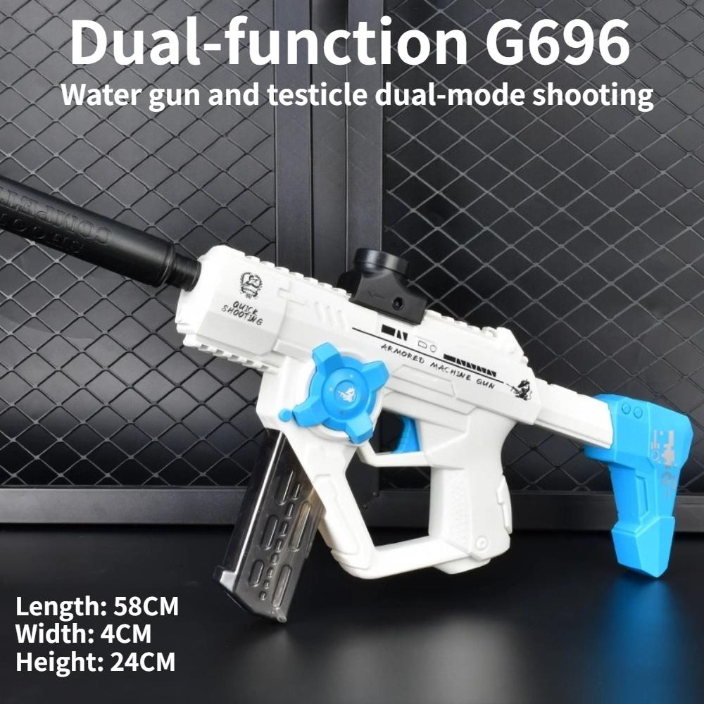 High Speed Electric Continuous Fire Toy Gun Black Technology Water Blaster Summer Toy for Boys Beach and Pool Fun