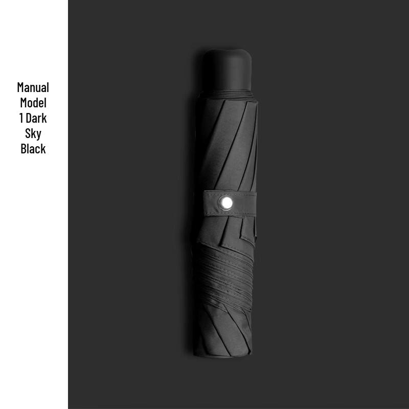 MARYYA Large Manual Folding 8-Rib Sun & Rain Umbrella