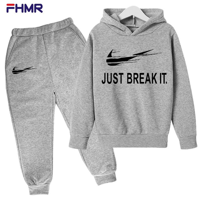 Ropa de hombre de marca infantil, pantalones de chándal y tops, conjunto de  2 piezas, ropa de primavera y otoño para niñas de 4 a 14 años comprar a  buen precio —