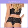 Women Sexy Lingerie Corset Lace Push Up Vest Top Bra And Pant Set Underwear Charm For Elegant Nights