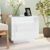 VidaXL Coffee Table High Gloss White 51x50x45 Cm Engineered Wood 811805