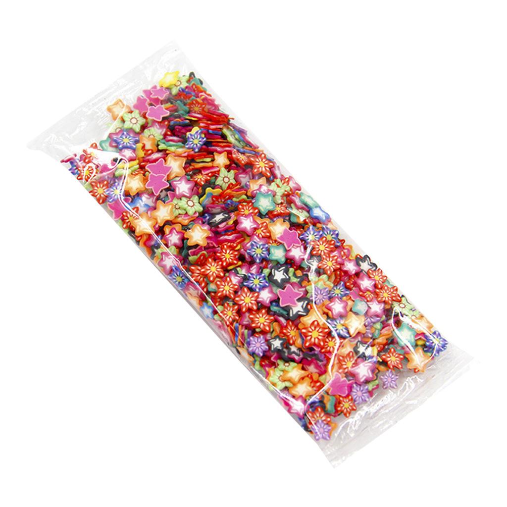 1000Pcs 3D Tiny Mixed Shapes Animal Love Heart Feather Ties Cake Stars for Butterfly Fruit Leaf Clay Resin Fillings Set