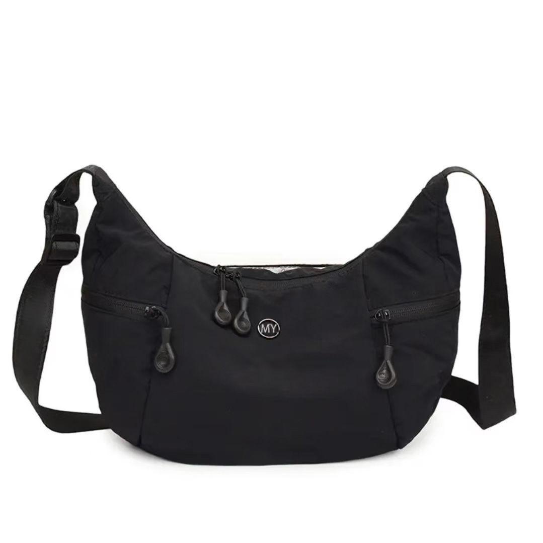 Японская ультралегкая брезентовая сумка одноплечная сумка через плечо многофункциональная нейлоновая легкая сумка-круассан большой вместимости