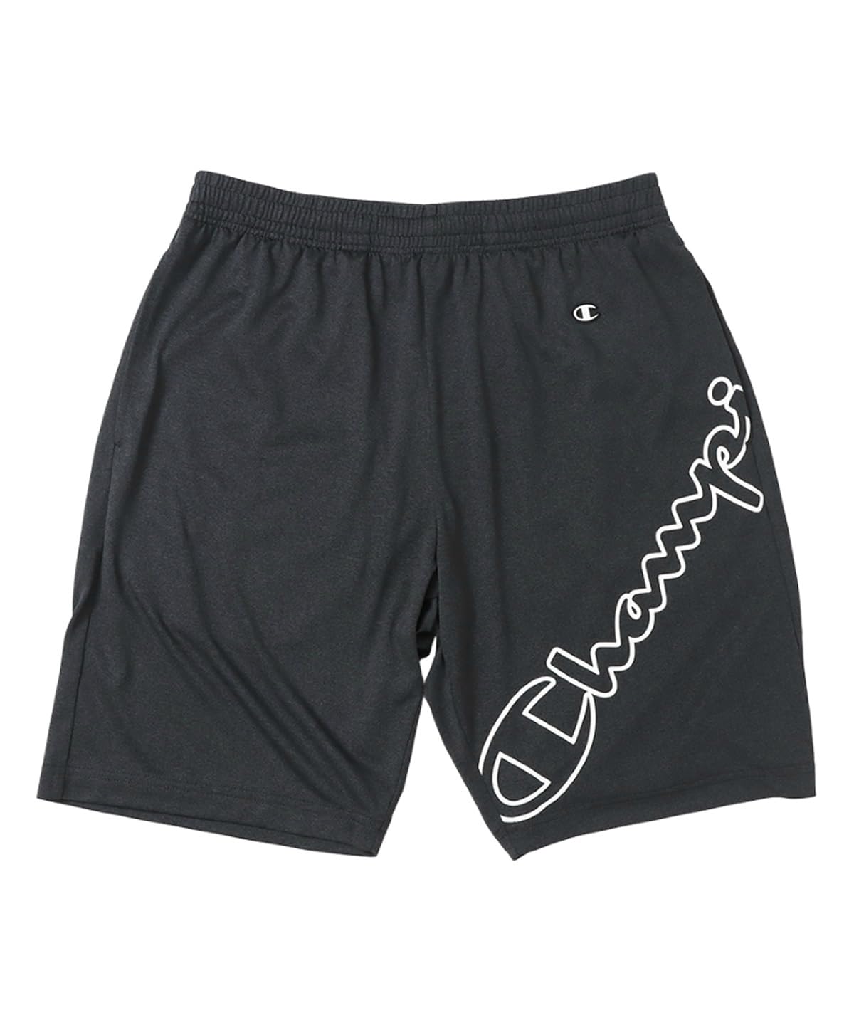 

Мужские шорты Champion Sports с графическим логотипом, защитой от УФ-лучей, антибактериальные, дезодорирующие, быстросохнущие, с принтом, C3-ZS501, черные чёрный