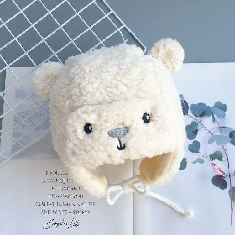 Baby Knit Hat For Winter With Cotton Blend Warmth And Windproof Protection For Infants And Toddlers