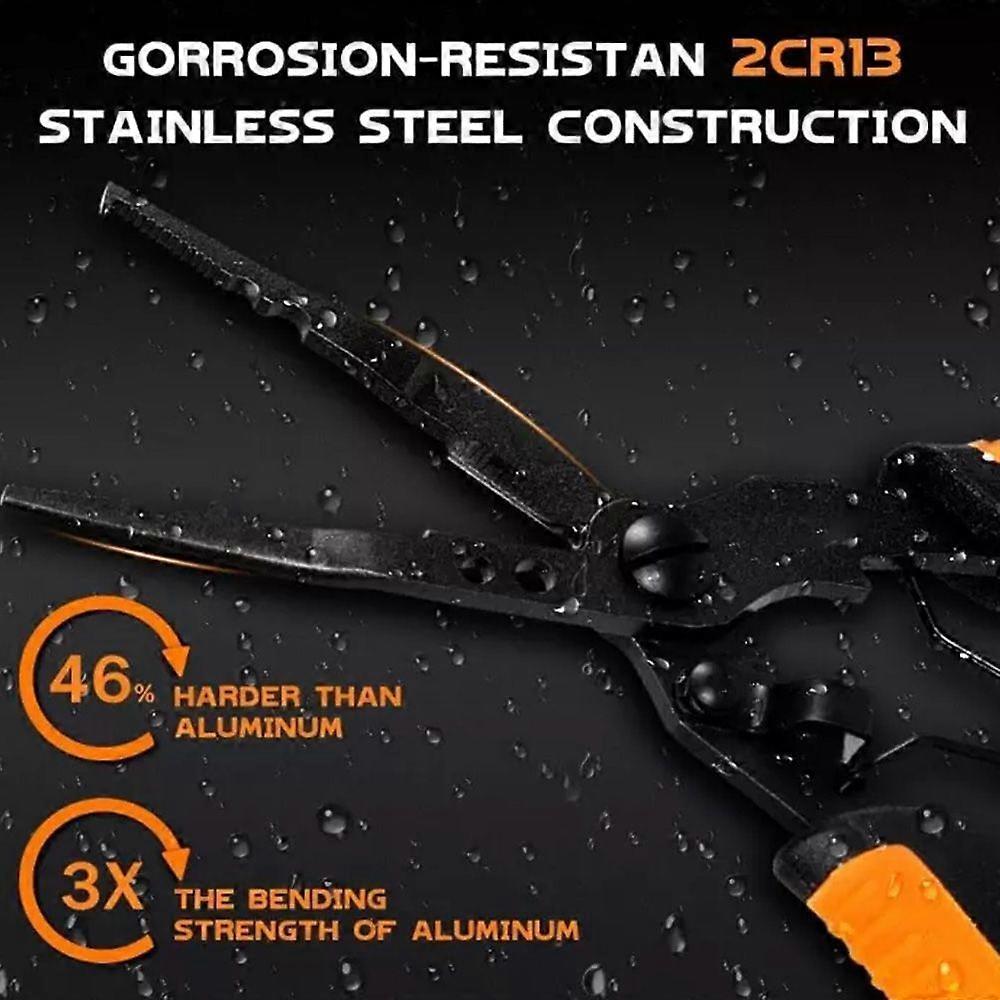 Multifunctional Fishing Pliers,Upgraded Muti-Function Hook Remover and Split