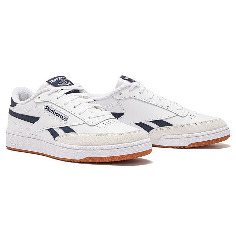 Reebok Club C Revenge Ретро Повсякденні Зручні Універсальні Кросівки Унісекс кросівки Білі Блакитні 100069799