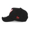New Era 9FORTY Snapback Detroit Red Wings NHL 2008 Stanley Cup Grau UV EU mit farbigem Schirm und Seitenaufnäher, A-Frame, Exklusiv, Schwarz, Aufnäher, 940AF,