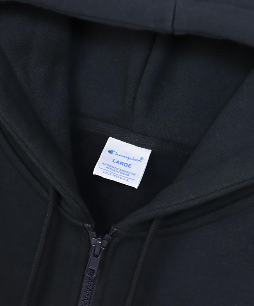 Champion C Logo Regular Fit Zip-Up Hoodie Navy
