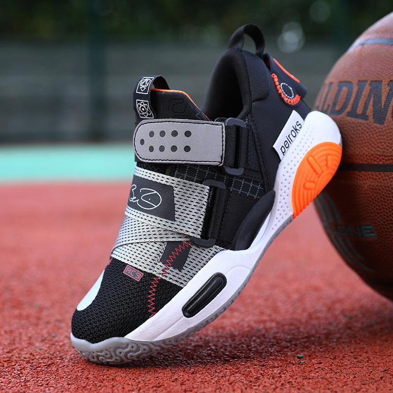 22 new children's shoes training children's sports basketball shoes mesh breathable middle and older children's net shoes children's sneakers