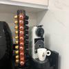 Iron Coffee Capsules Pod Holder Rack Tower Coffee Pod Holder Rack for Nespresso Pods Coffee Bar 40 Capsules Cafe Can Hold