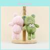Adorable Long Legged Smiling Frog Plush Keychain Soft Toy Doll Accessory 15cm