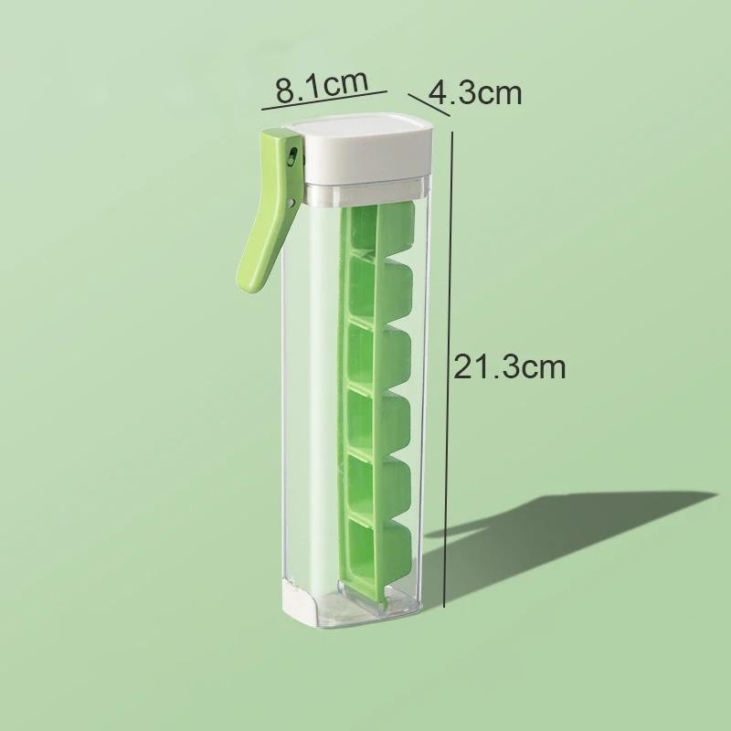 Press Type Ice Cube Tray Plastics Ice Cube Maker Easy to Demold Ice Tray Mold DIY Whiskey Cocktail Tools Kitchen Accessories