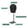 Kawakami PVC Display Head Stand for Hats, Eyewear, Accessories, Wigs, and Headphones