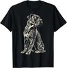 Cane Corso Hund Tribal Vintage Retro Grafik Geschenk Unisex T-Shirt