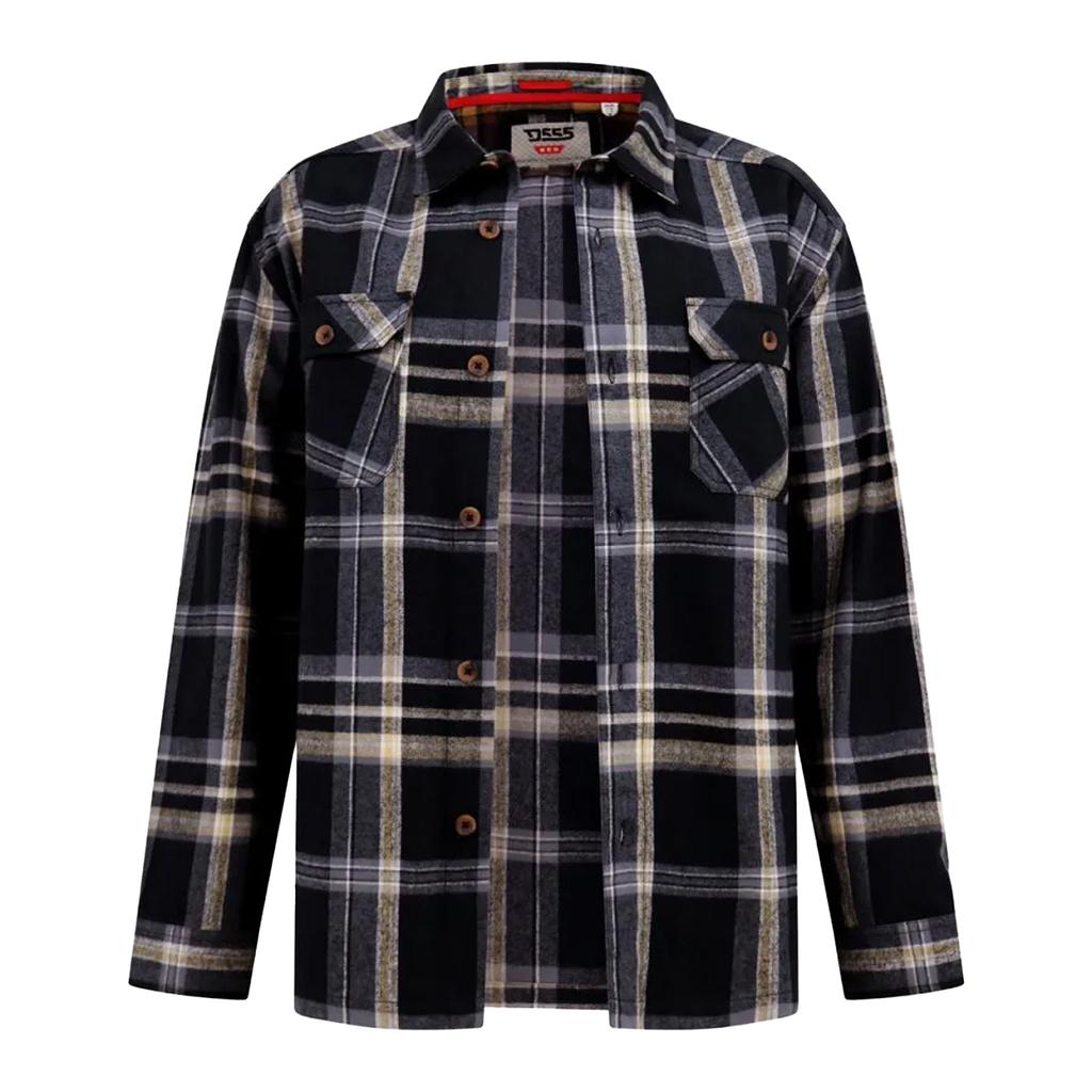 Duke Mens D555 Falkirk Checked Kingsize Shirt Jacket