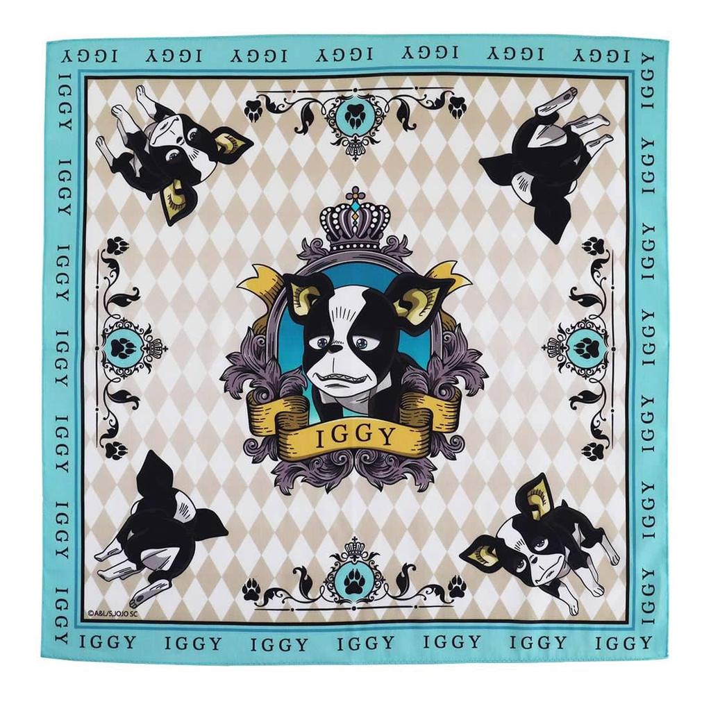 [JoJo's Bizarre Adventure Stardust Crusaders] Handkerchief Iggy (Blue) 0 FALSE Handkerchief Handkerchief Approx. 50cm 000401-0011-01