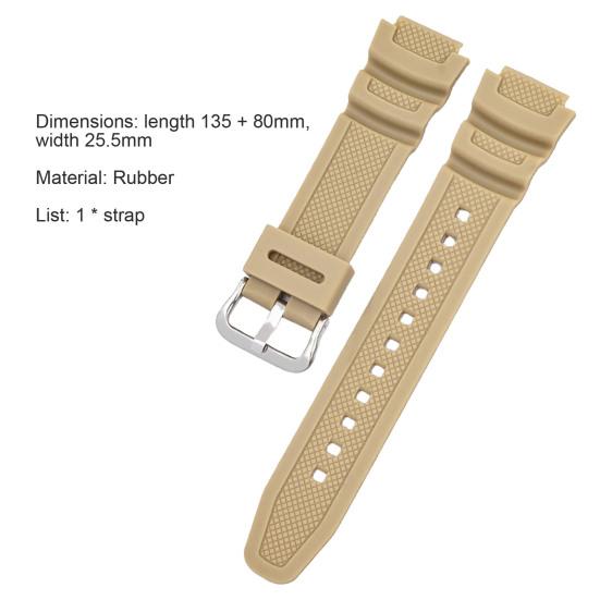 Watch Band Soft 18mm Men Watch Waterproof Rubber Replacement Bracelet Strap Compatible