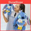 Adorable Duck-hugging Stitch Plush Toy Soft Pp Cotton Stuffed Doll For Kids And Girlfriends Birthday Gifts