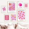 Scandinavian Minimalist Wall Art Pink Matisse Bauhaus Flower Market Hd Canvas Poster Print Home Bedroom Living Room Decoration
