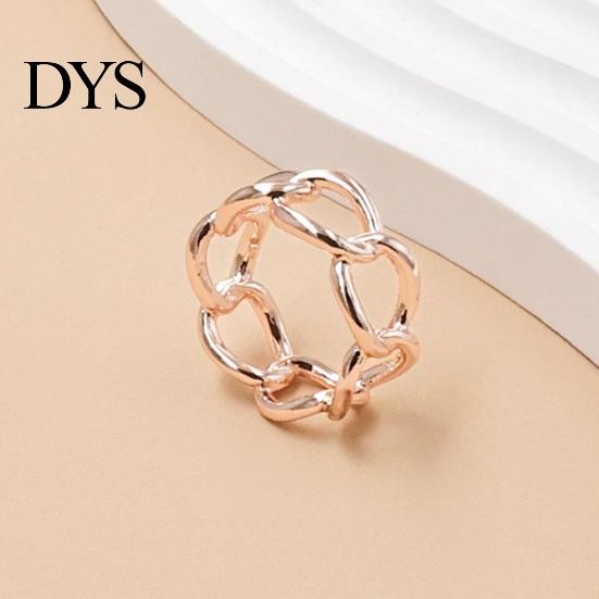 Fashion Scarf Jewelry Hollow Chain Ring, Modern Clip Electroplated Ring Holder for Women Shirts Shawls Neckerchiefs Slide