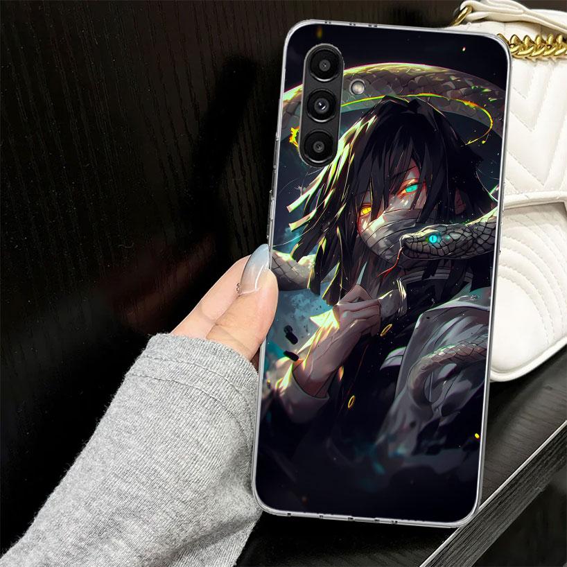 Iguro Obanai Demon Slayers Case for Samsung A17 A16 A56 A36 A26 A15 A55 A35 A25 A14 A54 A34 A24 Phone Cover A13 A53 A33 A23 A05S