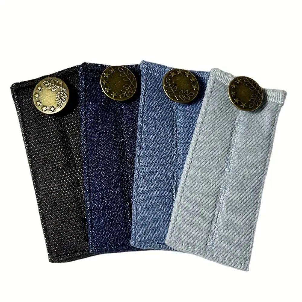 Denim Clothe Waisband Extender Flexible Button Extenders Comfortable Extension Buckle  Unisex