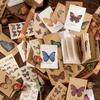 80pcs Scrapbooking Material Paper Butterfly Plant Fairy Tale Story Labels Decorative Collage Diary Album Craft Supplies