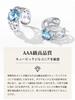 ChicSilver Sterling Silver 925 Ear Cuff for Women - Popular Earrings (No Piercing Required) - Zirconia (March Birthstone) - Arabesque Design