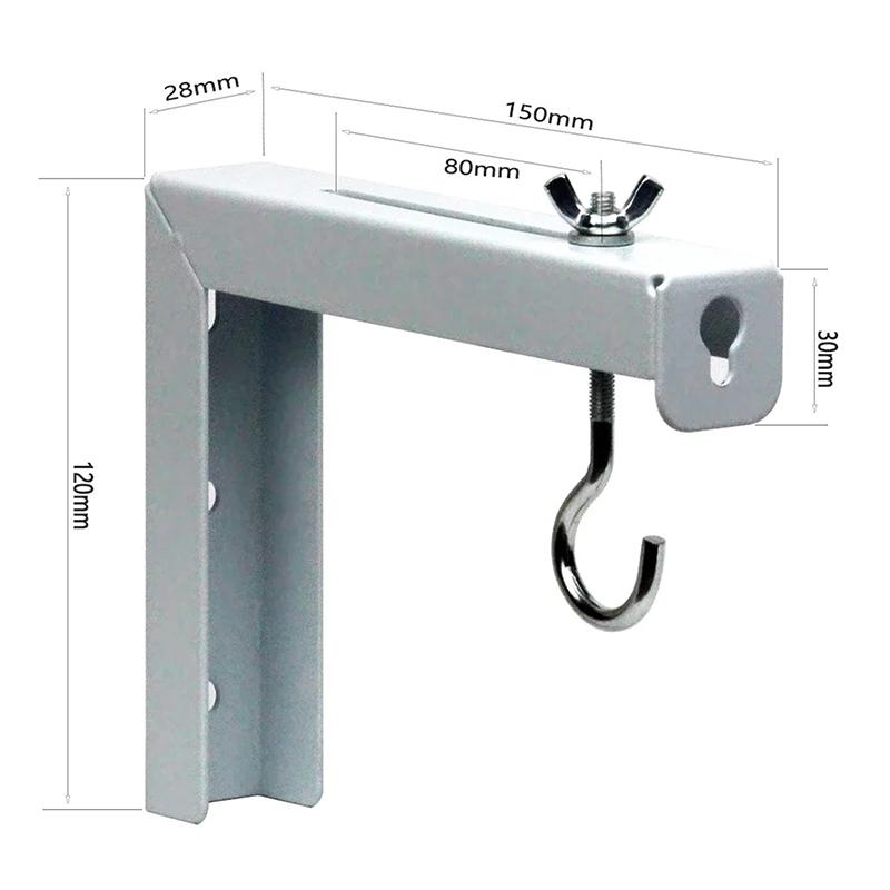 Universal Adjustable Projector Screen Mounting Hook Projection Screen Wall Hanging L-Bracket Movie Screen Curtain Mount Hook Kit