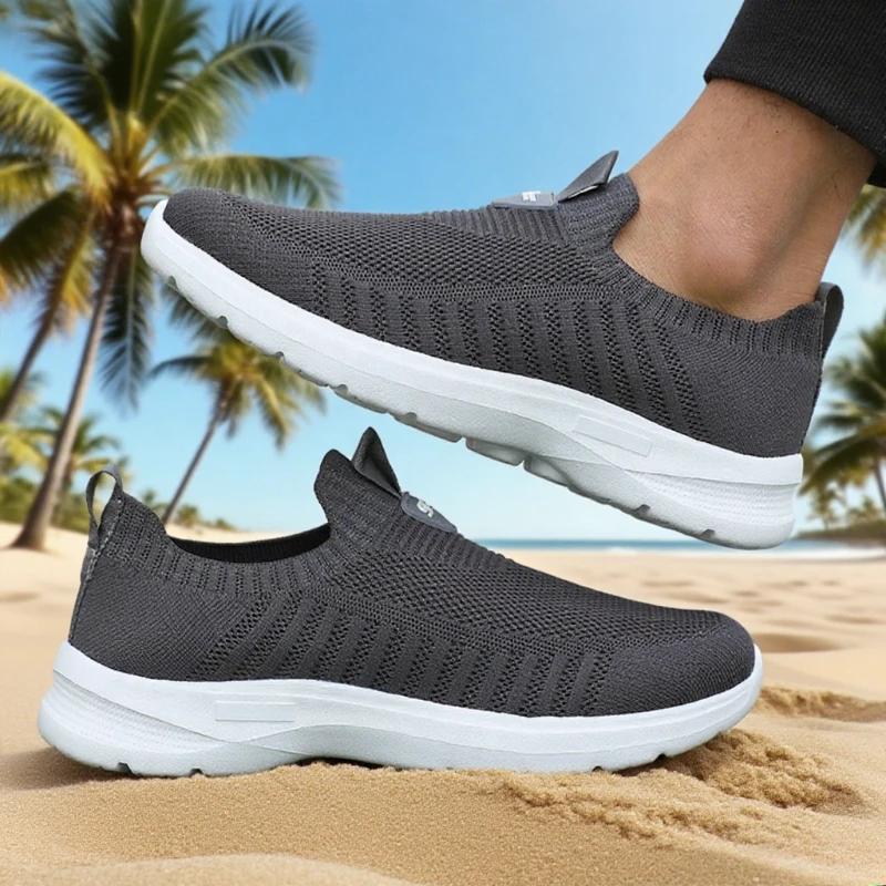 Lightweight Outdoor Male Walking Shoe Breathable Men Casual Shoe Men's Sneakers Slip on Flats Vulcanized Shoes  Sneakers Men