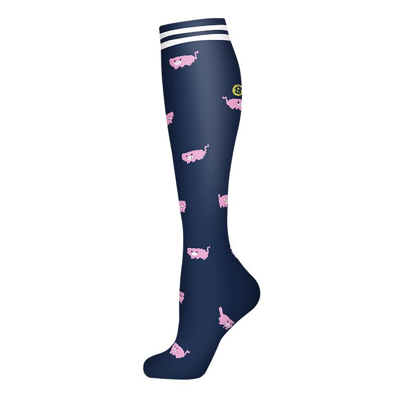 Neue Kompressionsstrümpfe Krampfadern Krankenschwester Sport Laufen Wade Druckstrümpfe Schützen Bare Füße Unterstützung Gradientendruck