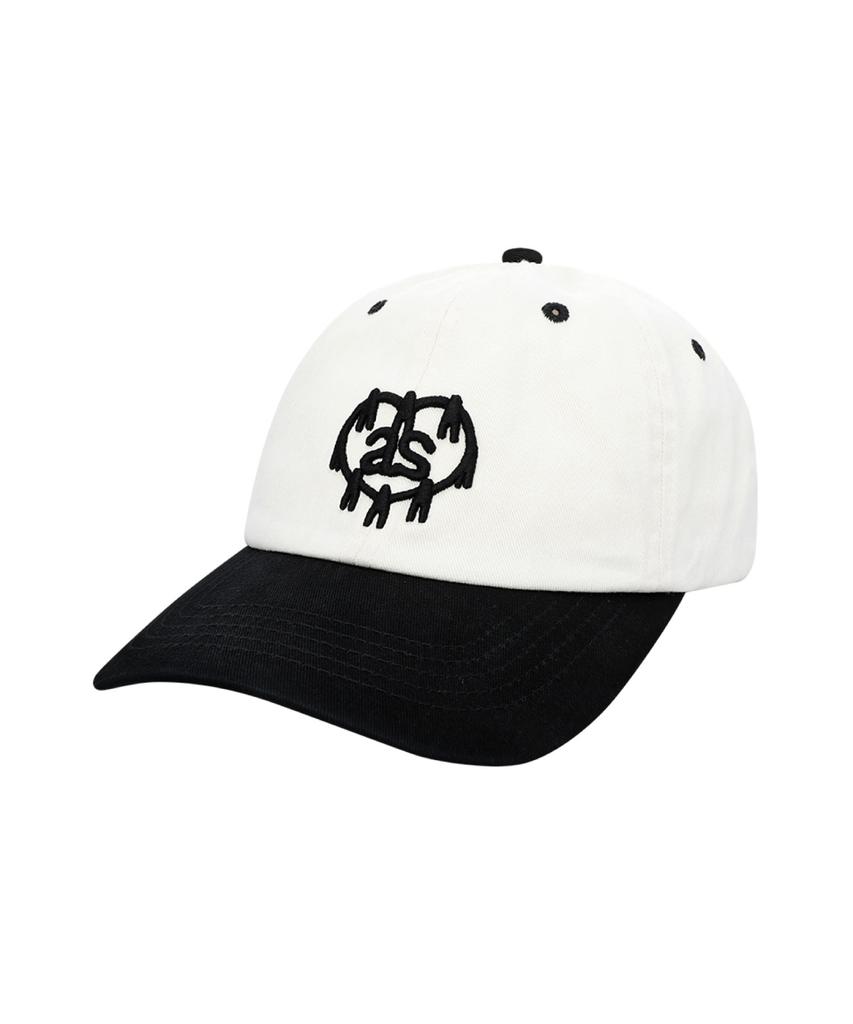 ALTER STUDIO Washed Heart Symbol Ball Cap_Wh/Black