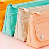 New High-elastic Oxford Cloth Solid Color Pencil Case Creative Student Stationery Box Environmentally Simple Pencil Case