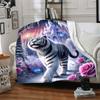 1pc Winter Wonderland Roses Tiger Blanket Lightweight Blanket Throw Blanket For Sofa, Bed, Travel, Camping, Livingroom, Office yy251010106