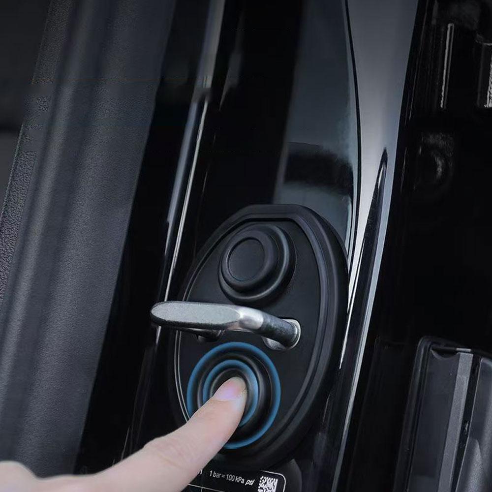 4Pcs Car Door Lock Pads Auto Door Buffer Shock Absorber Silicone Car Door Closing Buffer Cushion Protector Goods