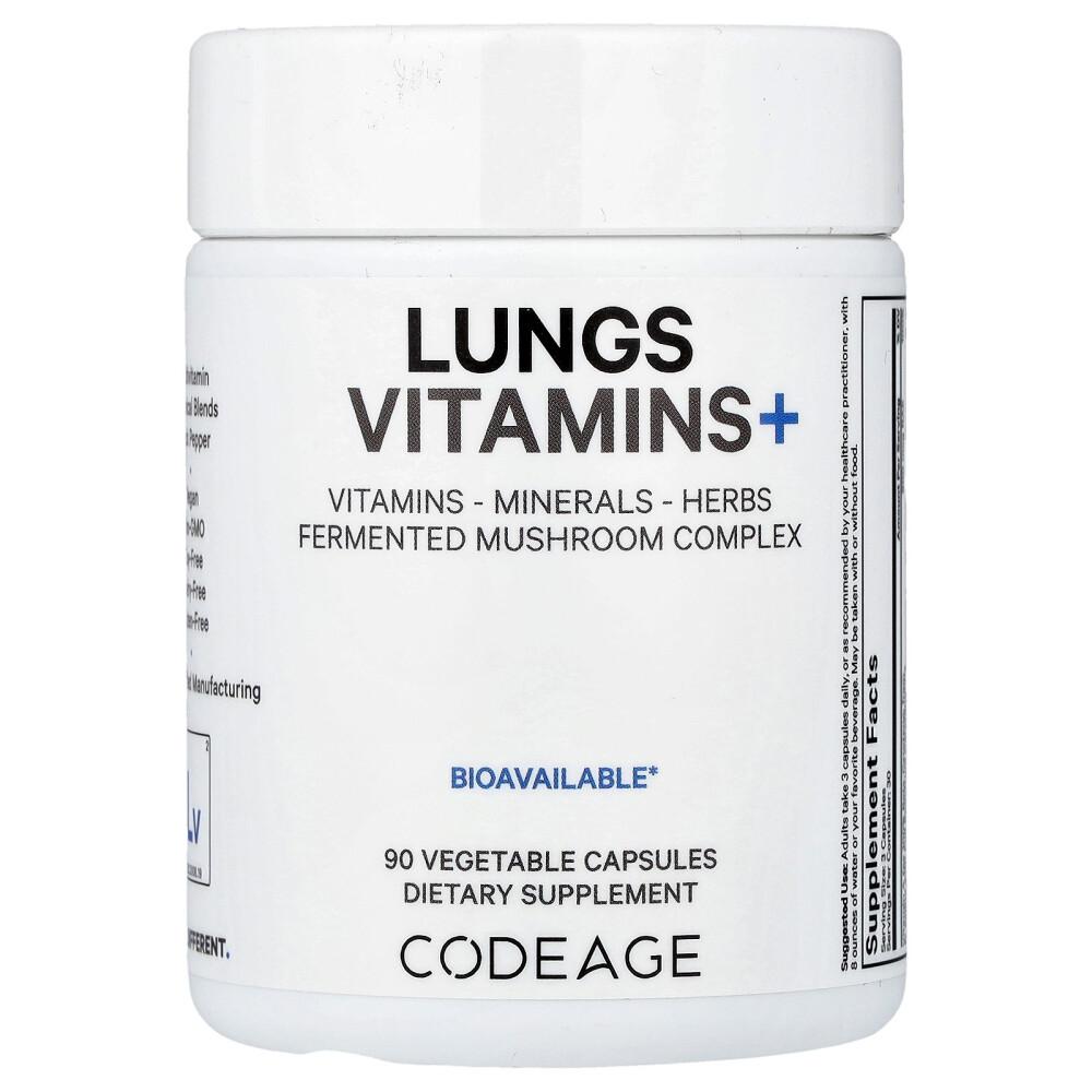 Codeage Vitamin Lung Mineral Herb Capsules, 90 Count
