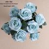 10-Head Rose Bouquet Faux Flowers for Home & Wedding Decor - Clearance Sale