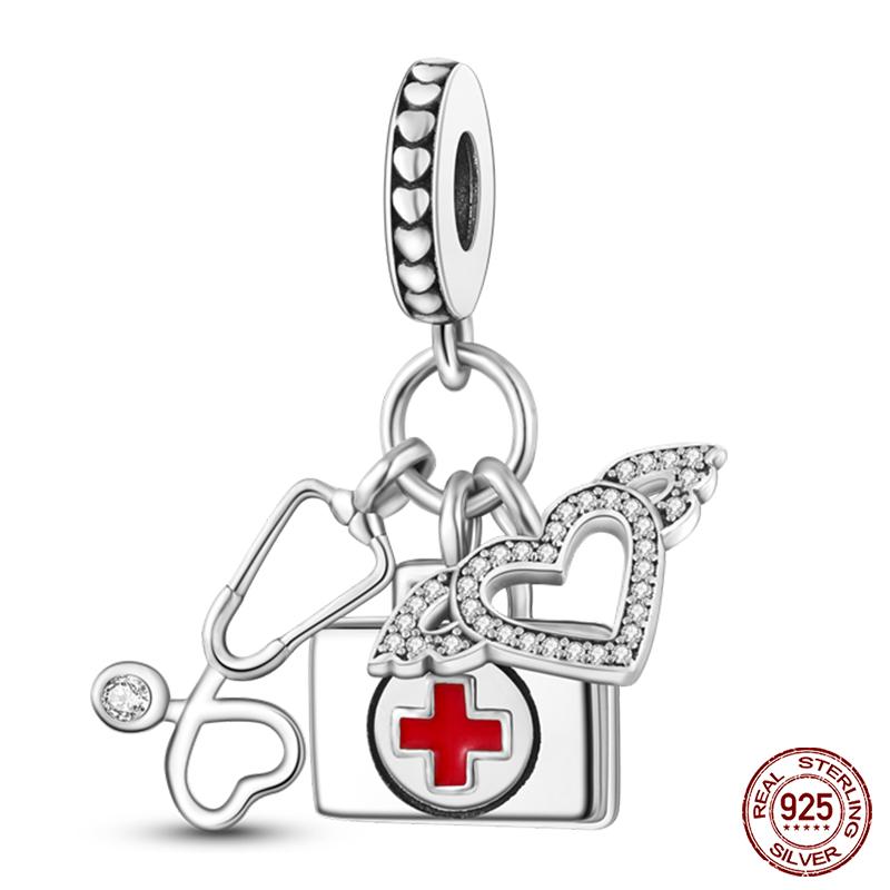 100% Copper Love Strawberry Cherry Red Series Charm Beads For Brand Original Bracelet Diy Fine Jewelry Gift