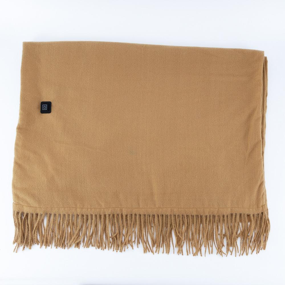 3 Heated Level USB Heating Shawl Portable Thermal Blankets Versatile Long Cape Style Shawl Indoor