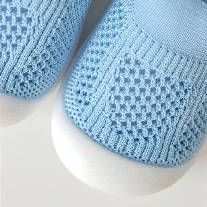 Summer Baby Walking Shoes: Soft Sole, Non-Slip Mesh, Breathable.