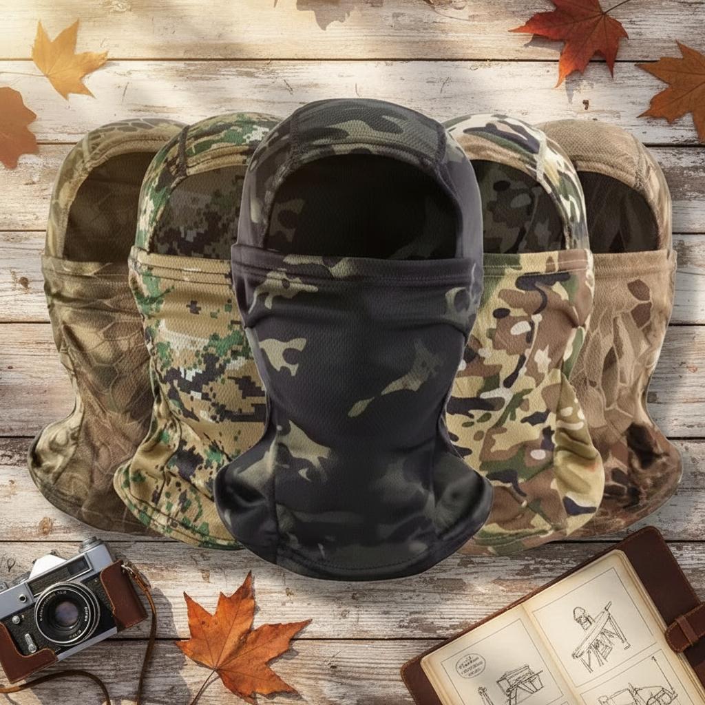 Camouflage Tactical Cycling Full Face Mask Cover Outdoor Balaclava Hat Gear Sports Hunting Hiking Ski Mask Hunting Scarf Hat