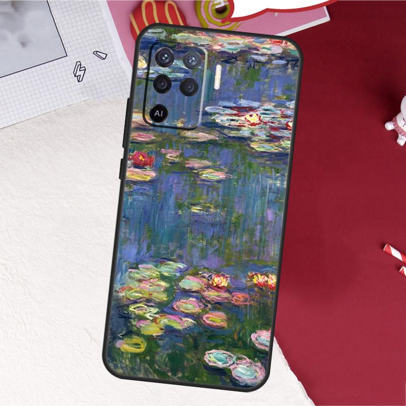 

Monet Oil Painting Case For Oppo A60 A80 A40 A18 A38 A58 A78 A98 A96 A76 A16 A94 A74 A54 A15 A17 A57 A77 A5 Pro OPPO A91