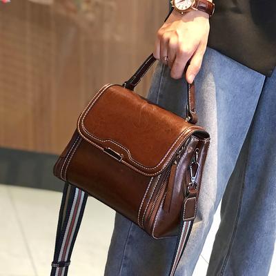 Borsa a Mano da Donna in Pelle di Vacchetta Cerata Nuova Borsa a Tracolla da Donna per Pendolari Borsa Estiva Borsa a Mano Borsa a Spalla Messenger