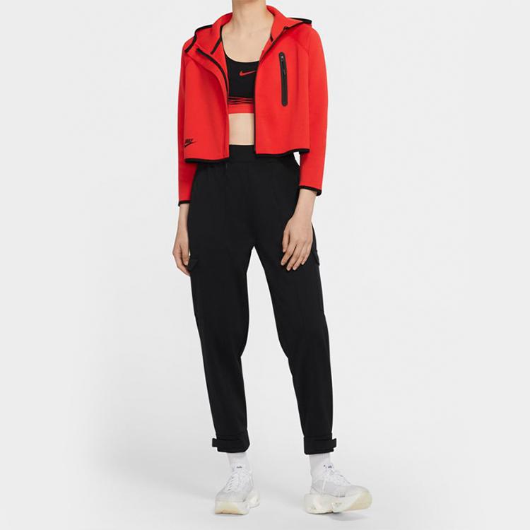 Nike Sportswear Swoosh Cargo Weave Jogger Pants Women Bottoms Black CU5634-010